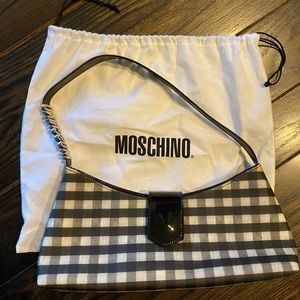 Moschino Black/white shoulder bag - barely used